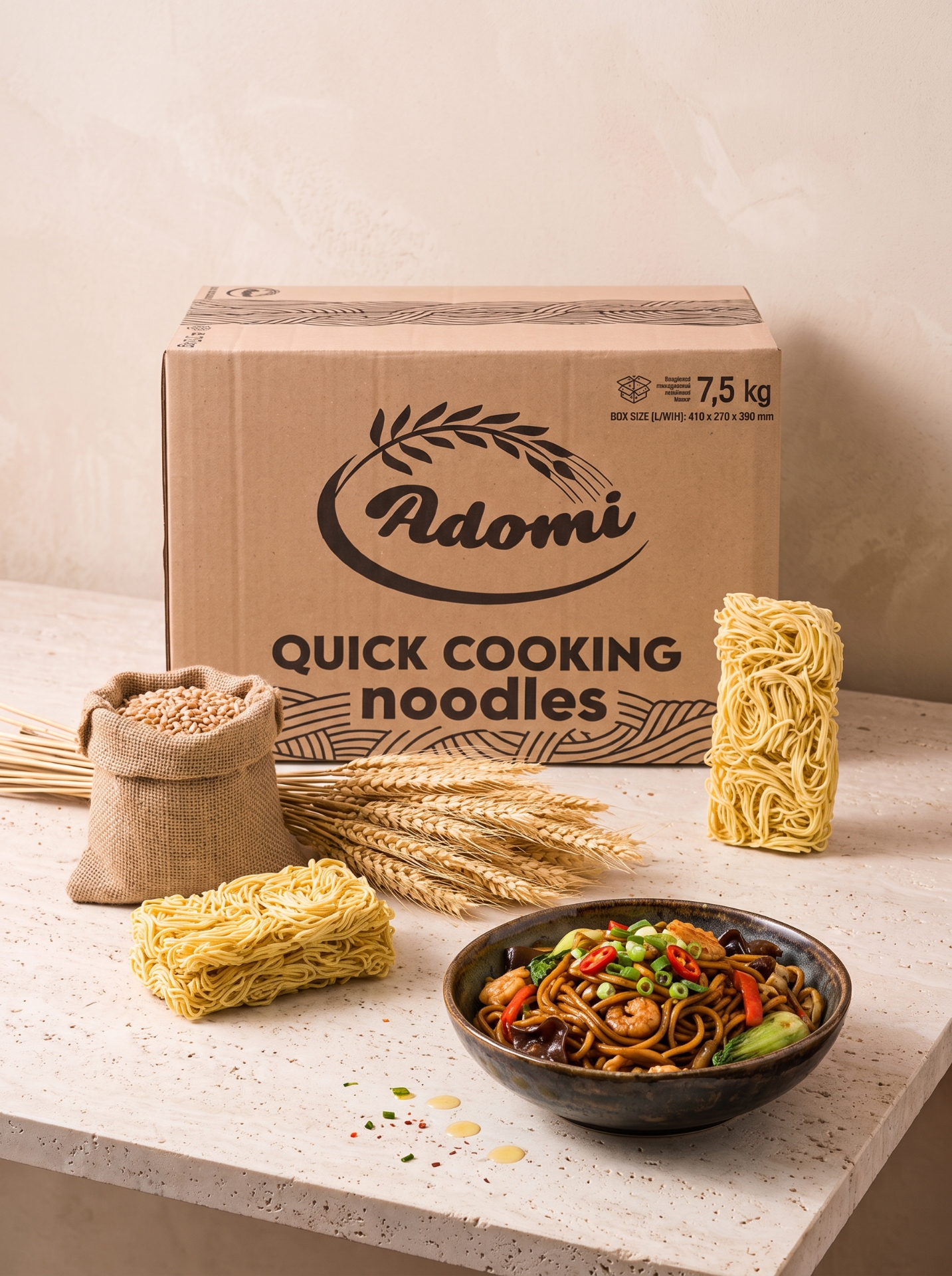 Adomi HoReCa 7,5 kg – thùng 7,5 kg cho nhà hàng và HoReCa